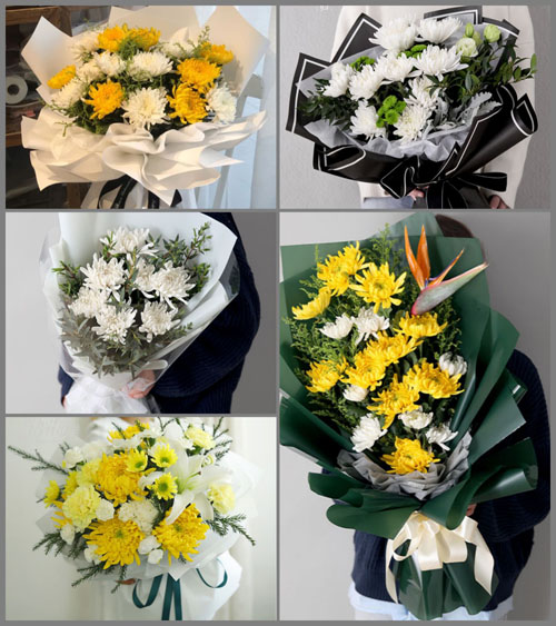 辽宁辽阳弓长岭区安平街道白事花束代送